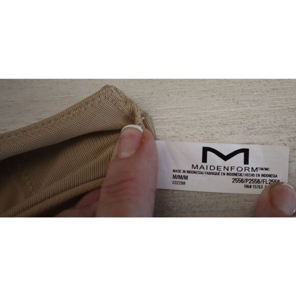 Maidenform Singlet Sleek Smoothers Sz S Beige All-Over Solutions Body Shaper - Picture 8 of 8